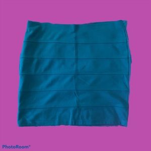 Turquoise Pencil Skirt